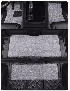 Килими на високо качество! Обичай пълен комплект автомобилни постелки + подложка за багажник за Toyota Alphard 2024 7 места, водоустойчив двуслойни килими