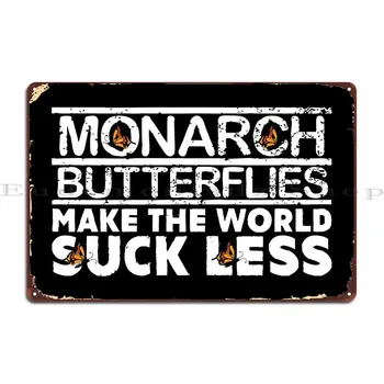 Монарх Пеперуди Шега Метални Табели Клубната Парти Кино Iron Дизайн Тенекиен Означения Плакат