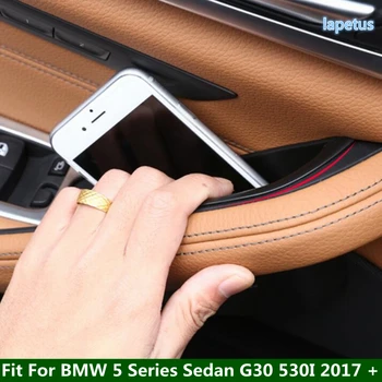 Странична Кутия За Съхранение на Дръжката на Вратата на Колата Пред Вратата Подлакътник Тава Органайзер Аксесоар Калъф За BMW Серия 5 Седан G30 530I 2017-2023